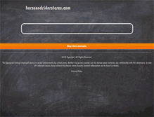 Tablet Screenshot of horseandriderstores.com
